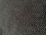 Stoffonkel Jersey  Dotties - Schwarz - Reststück ca. 140 cm