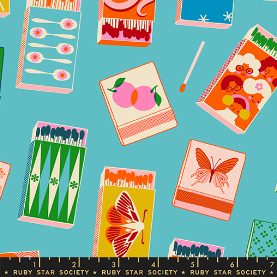 Patchwork Baumwolle - Ruby Star Society - Melody Miller - Trinketry - MATCHMAKER - TURQUOISE