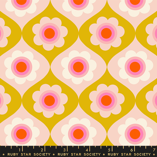 Patchwork Baumwolle - Ruby Star Society - Melody Miller - Trinketry - Trinketry Floral - Goldenrod