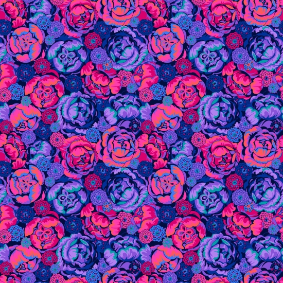Patchwork Baumwolle - Stacy Peterson -  Belle Epoque - Roses - Purple
