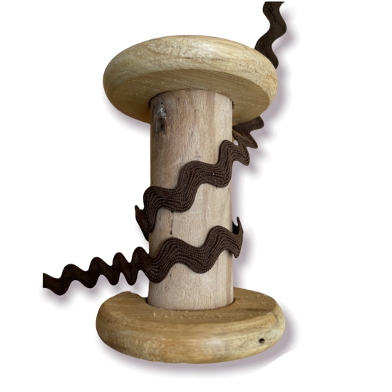 Zackenlitze - Breit - Braun