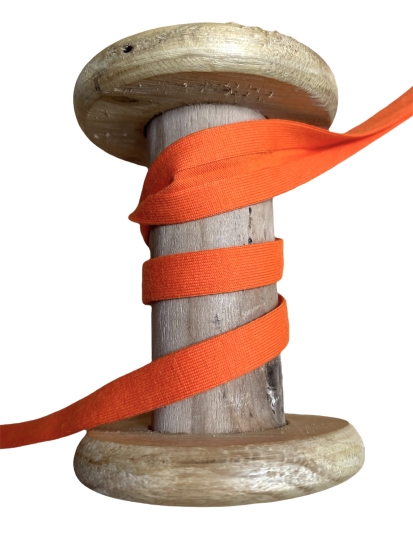 Jerseyschrägband 2-mal gefalzt - Orange