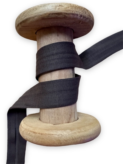 Jerseyschrägband Basic einfach gefalzt - Braun