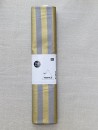 Rico Design -  Stoffzuschnitt - STREIFEN - GRAU/GOLD 50X140CM