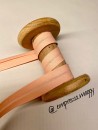Schrägband Uni 20mm - Peach - 25 METER ROLLE!